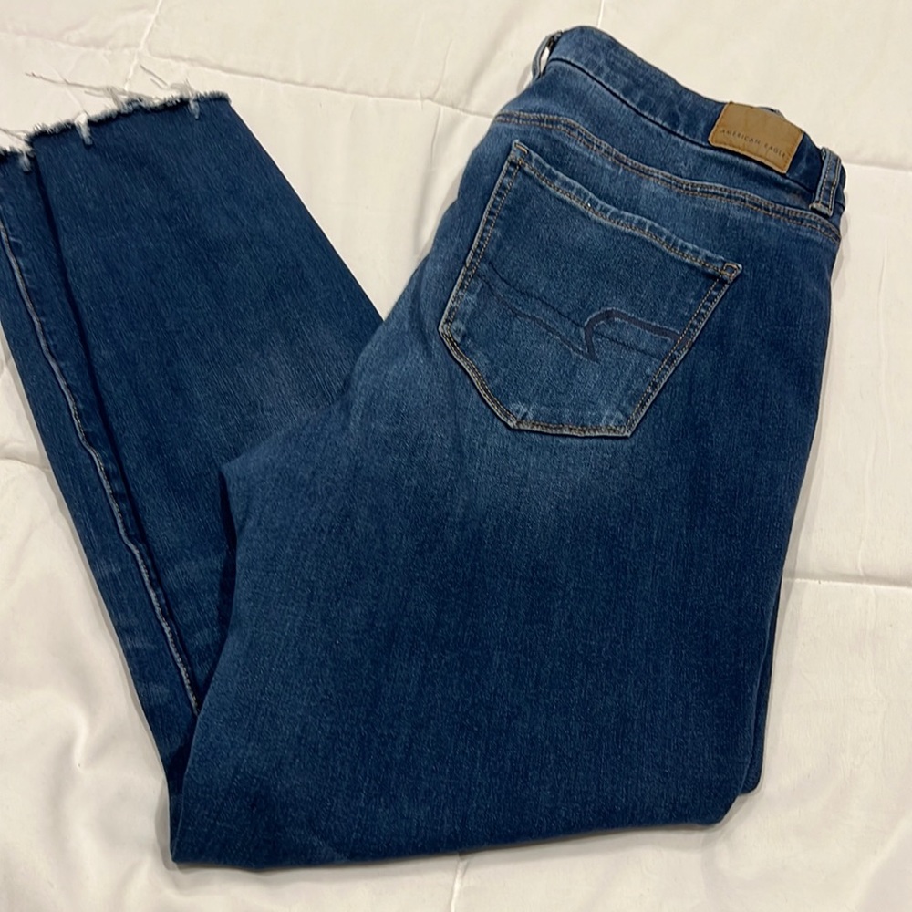 American eagle dream Jean curvy high rise jegging size 14
